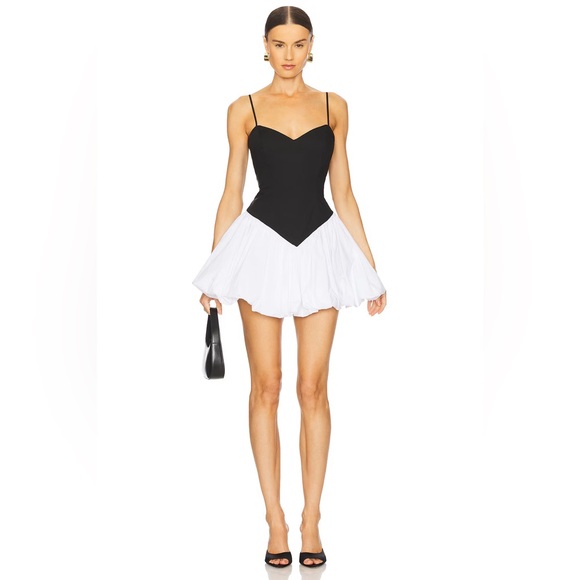 Bardot Dresses & Skirts - Bardot Lissett Poplin Mini Dress in Black & White
